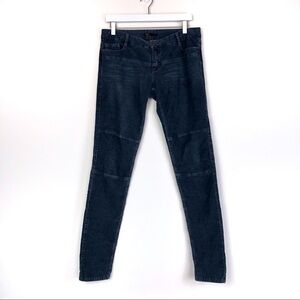 Maje Straight Leg Motto Corduroy Pants In Gray Size 40